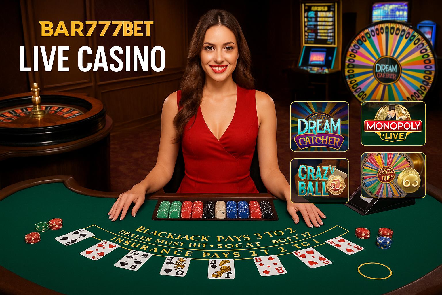 O BAR777BET Live Casino lança promoções regularmente